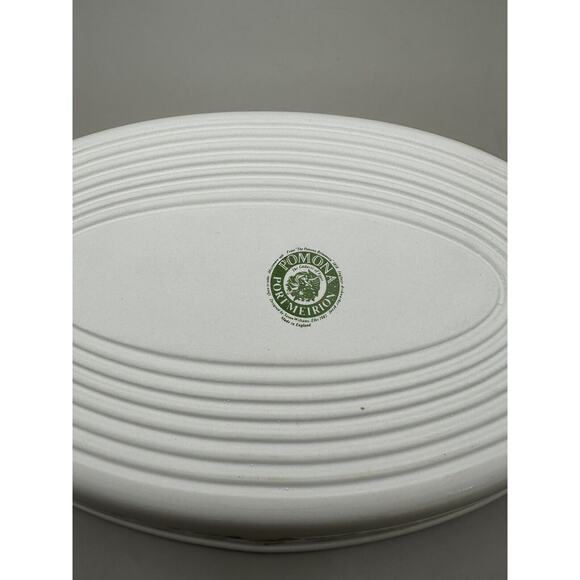 Vintage Portmeirion Pomona 1990s 11" Dual Compartment Veggie Serving Dish - Picture 6 of 6